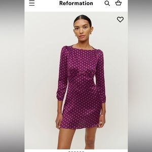 Reformation Rudi Silk Dress